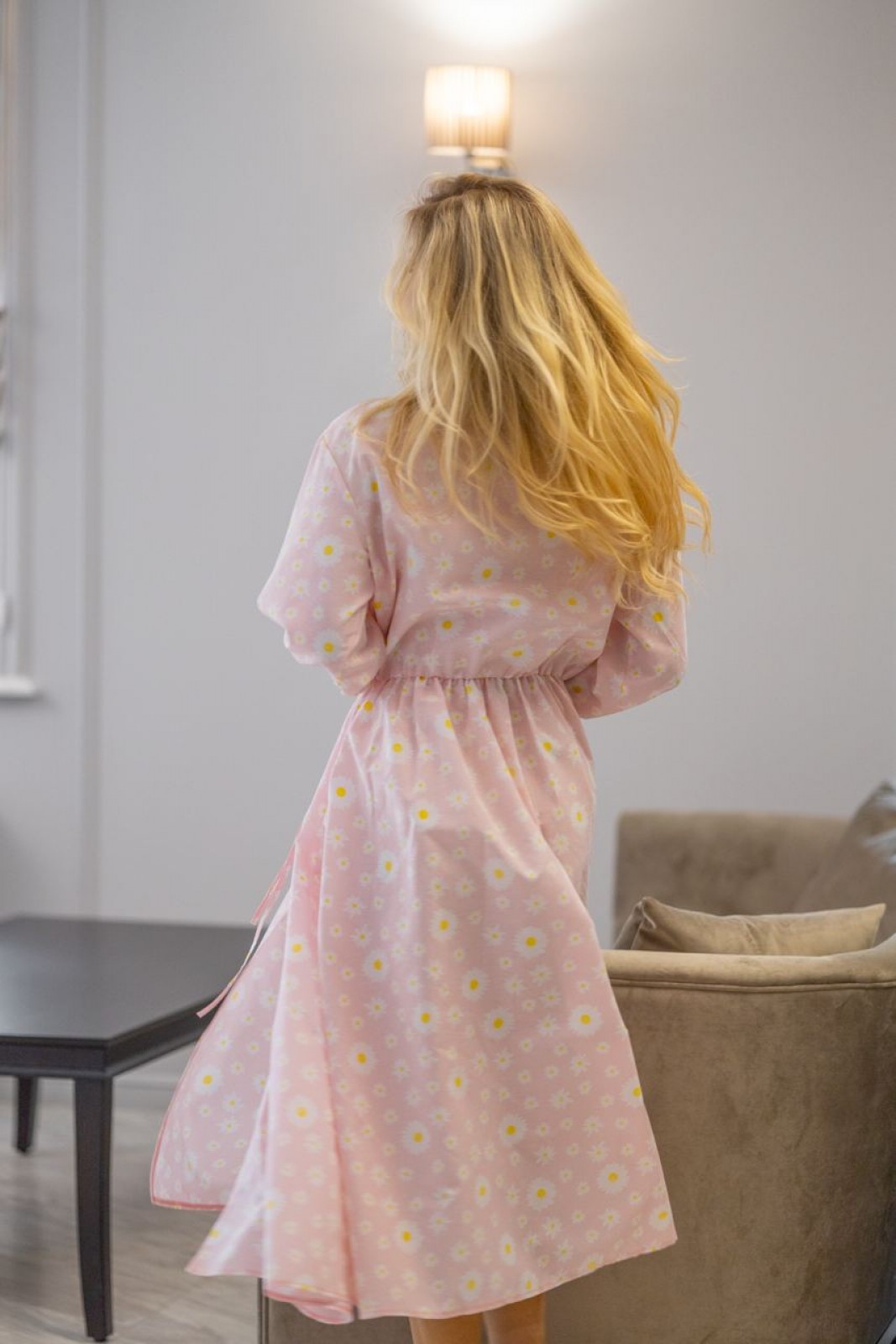 Жіноча сукня «Alora» колір рожевий 433943