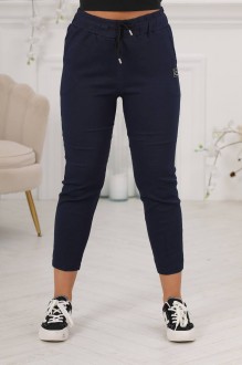 Жіночі штани-джегінси колір синій р.58/60 441997