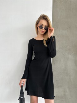 Жіноча сукня міні колір чорний р.46/48 453556