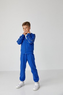 Дитячий спортивний костюм для хлопчика електрик р.170 439136