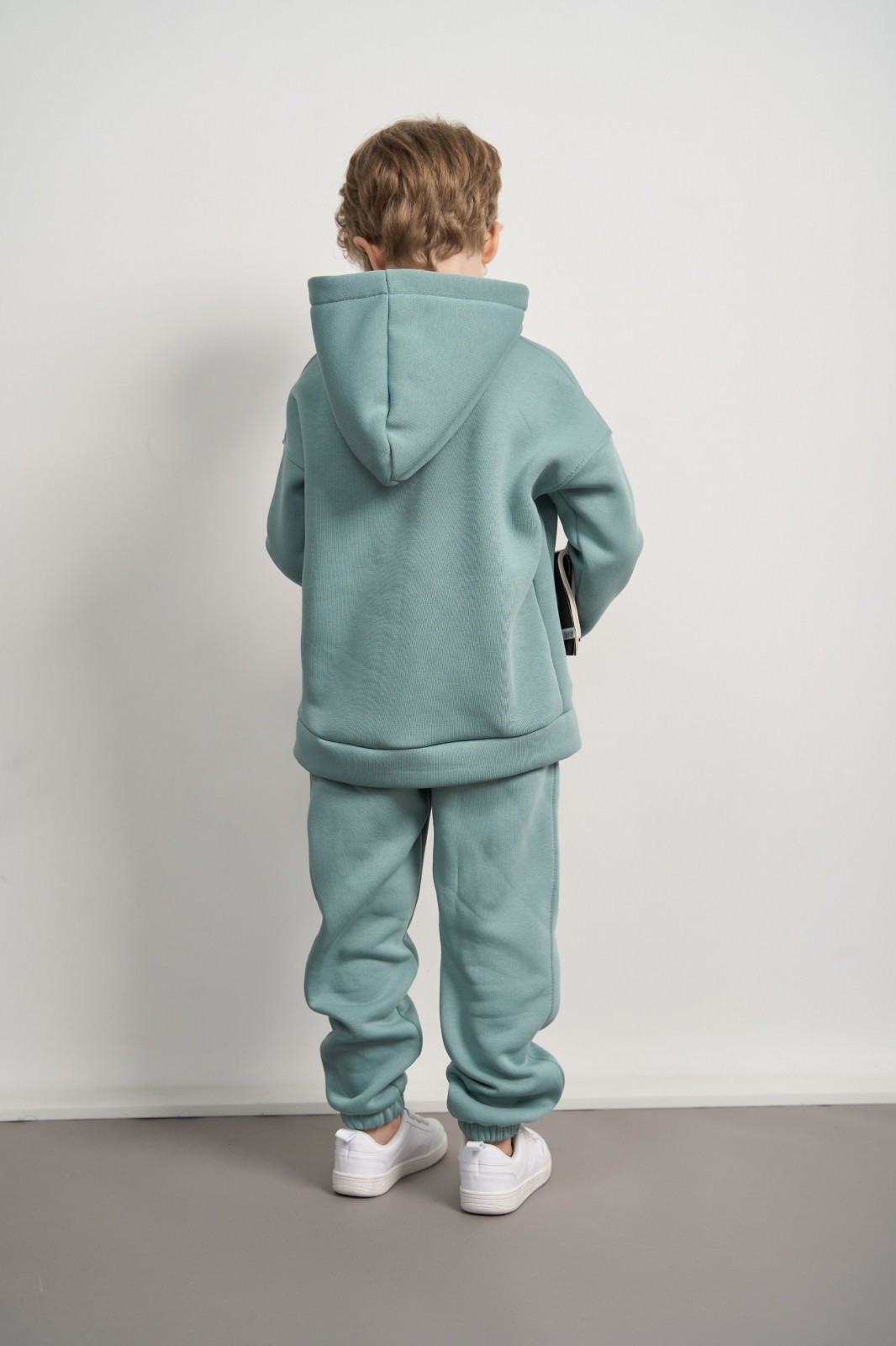 Дитячий спортивний костюм для хлопчика колір світла м'ята р.110 444047